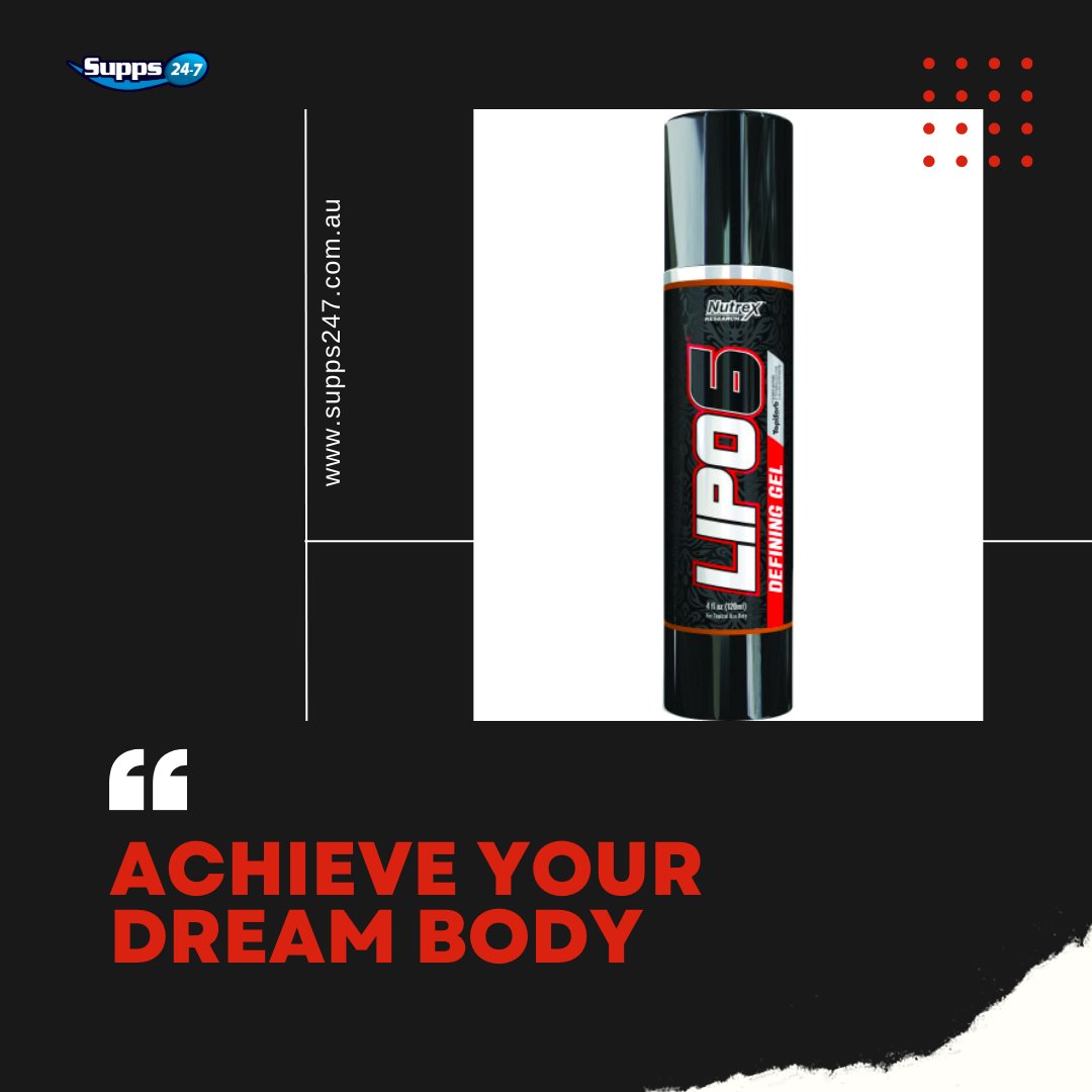 Lipo-6 Defining Gel: Your Secret Weapon for Targeted Fat Loss at Supps247.