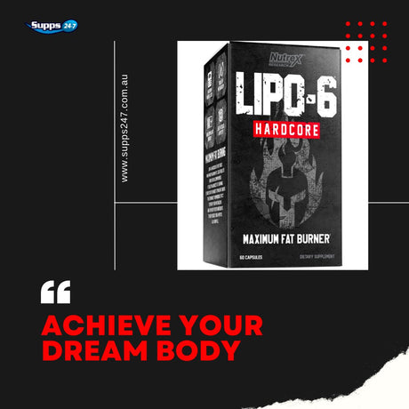 LIPO-6 Hardcore Maximum Fat Burner: Your Ultimate Companion for Weight Loss at Supps247