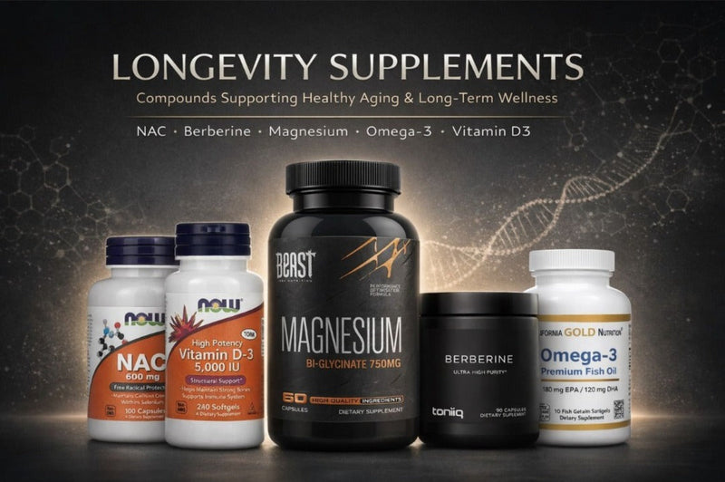 Longevity Supplements: The Top Compounds People Are Taking for Healthy Aging