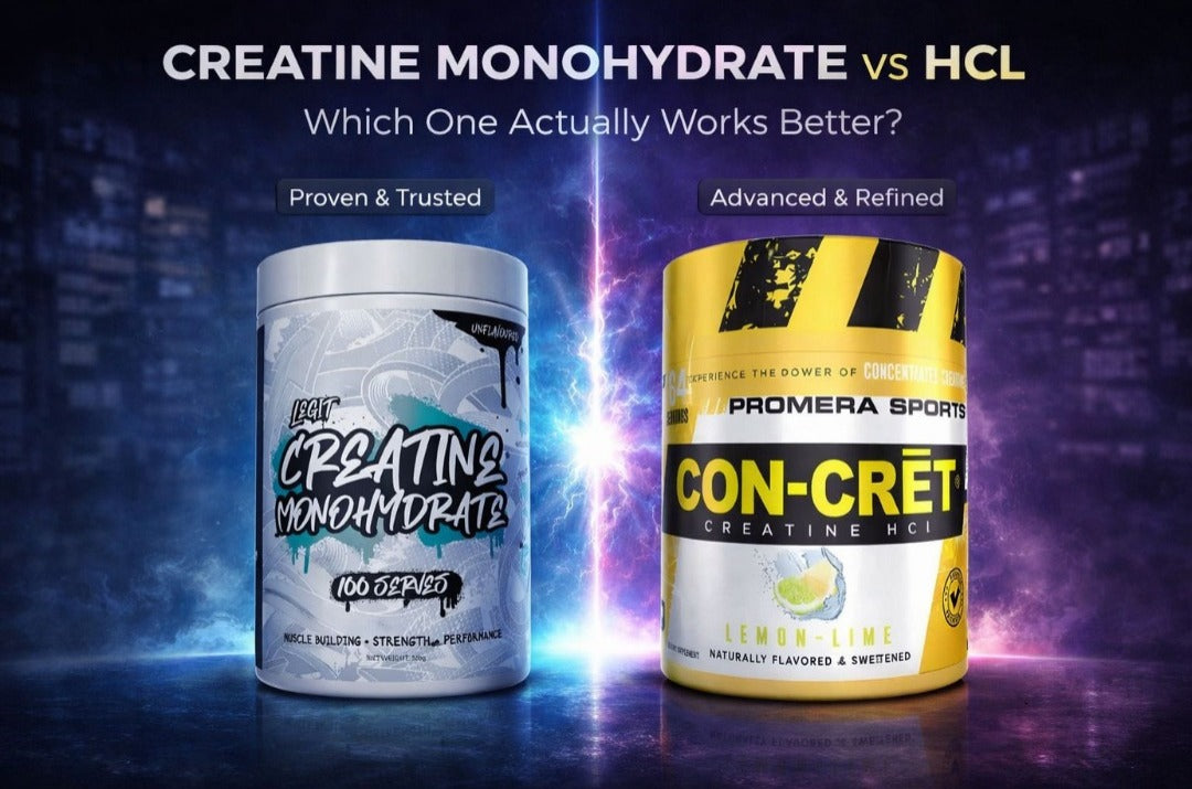 “Creatine Monohydrate vs HCL: Which One Actually Works Better (And Which Should You Be Using?)”.