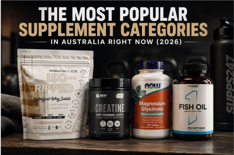 The Most Popular Supplement Categories in Australia Right Now (2026)