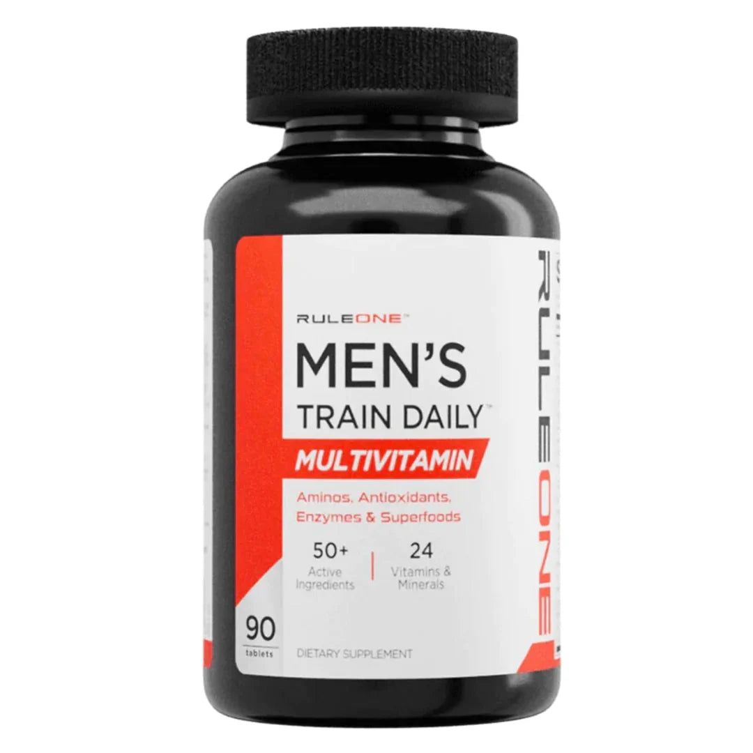 R1 Men's Train Daily Multivitamins: Your Essential Fitness Companion.