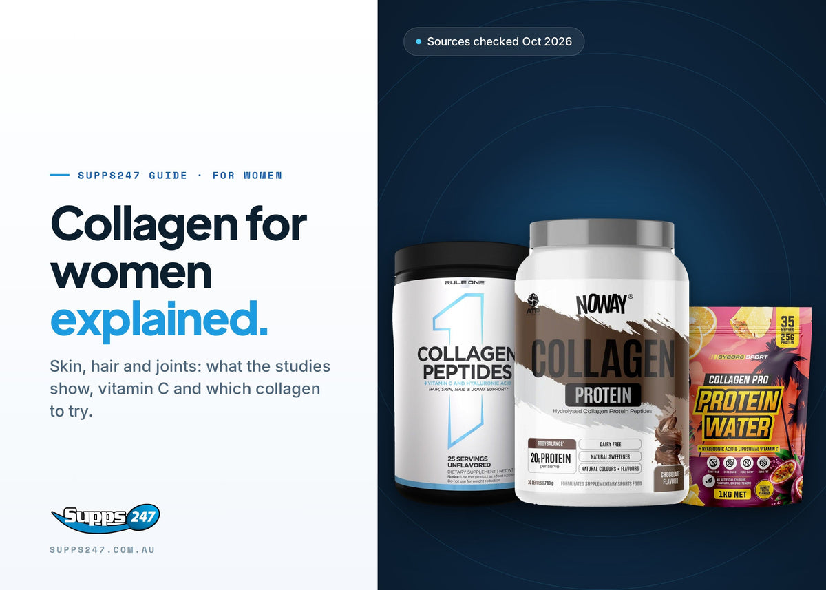 Collagen for Women: Skin, Hair and Joints, Supps247 guide cover