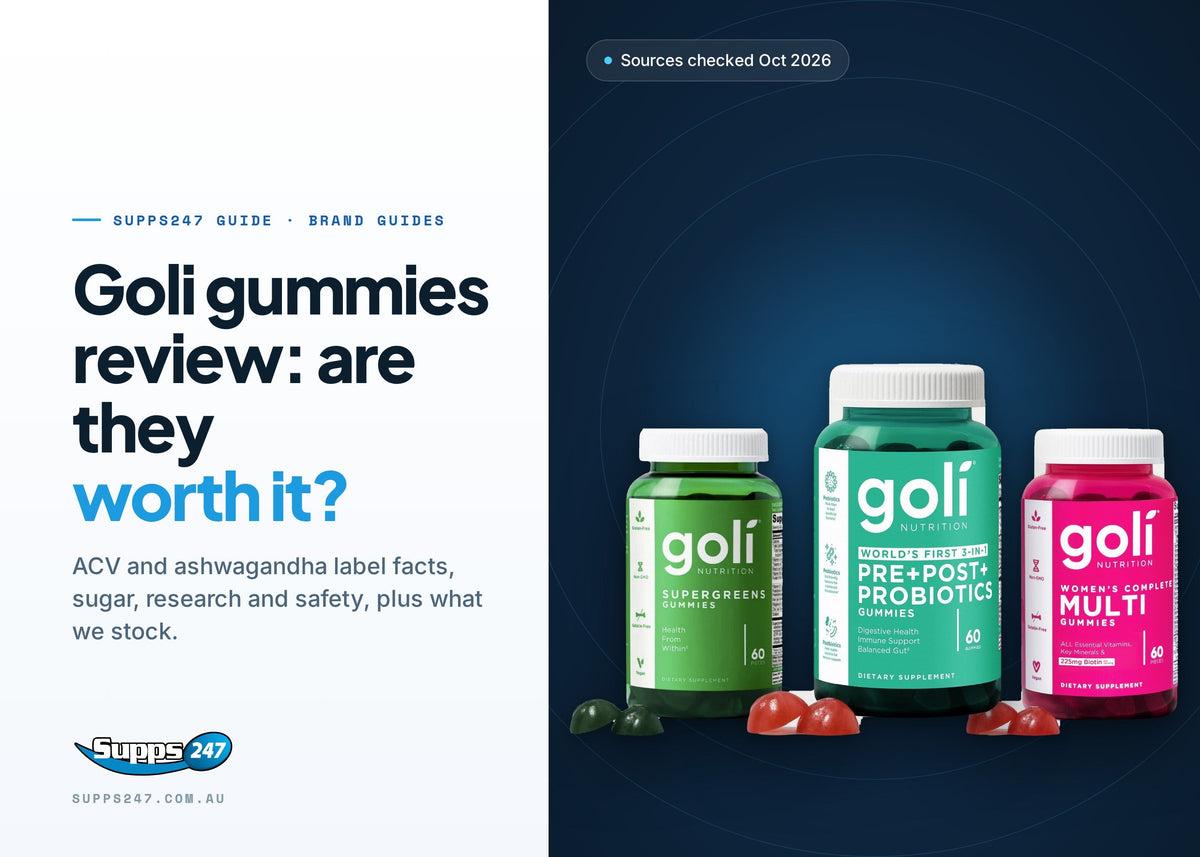 Goli Gummies Review: Ashwagandha and Apple Cider Vinegar Gummies, Supps247 guide cover