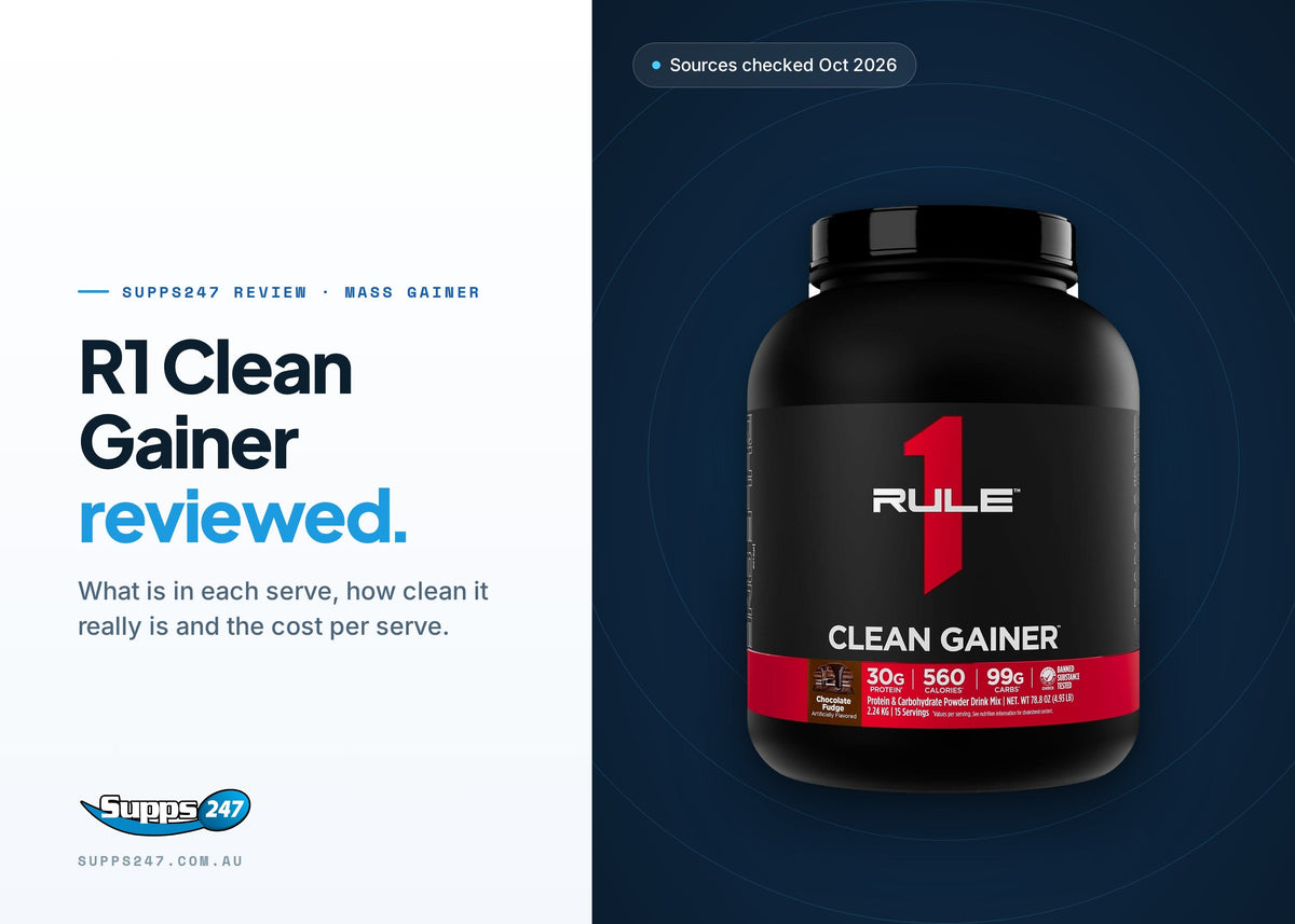 R1 Clean Gainer Review: A Mass Gainer Without the Junk?, Supps247 guide cover