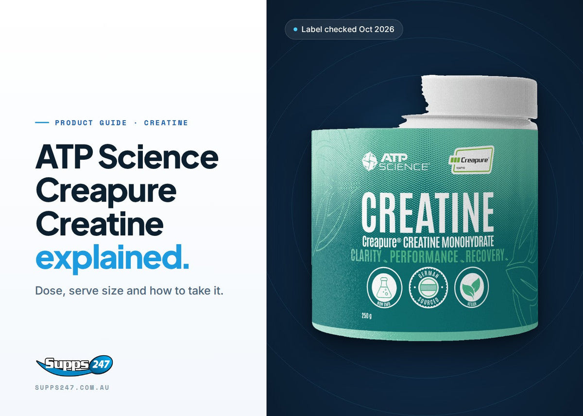 ATP Science Creapure Creatine Monohydrate 250 g tub: guide to dose, loading, safety and who it suits