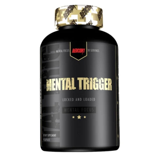 Mind over matter: Get "Mental trigger by Redcon1" our Best selling supplement for enhancing cognitive function and mental clarity.