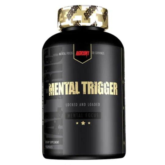 Mind over matter: Get "Mental trigger by Redcon1" our Best selling supplement for enhancing cognitive function and mental clarity..
