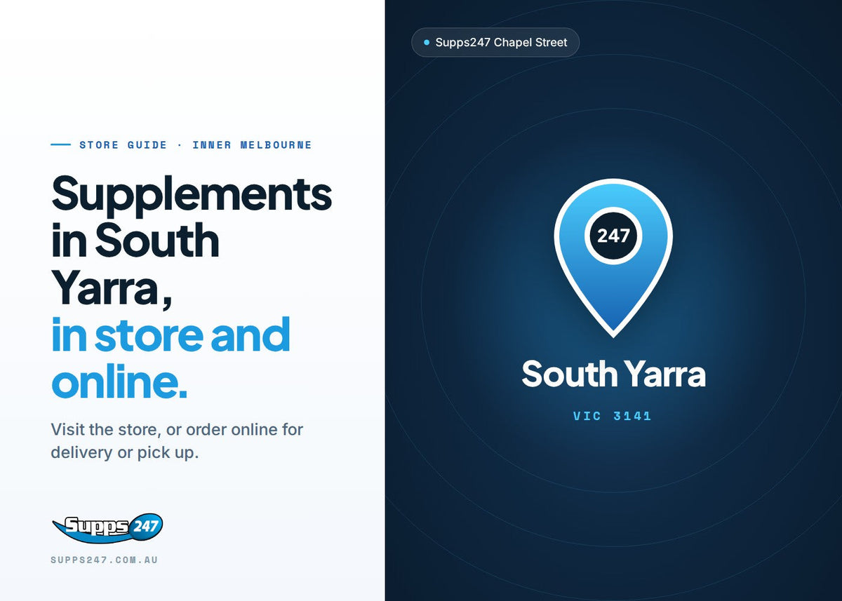Supps247 Chapel Street store guide: supplements in South Yarra, in store and online