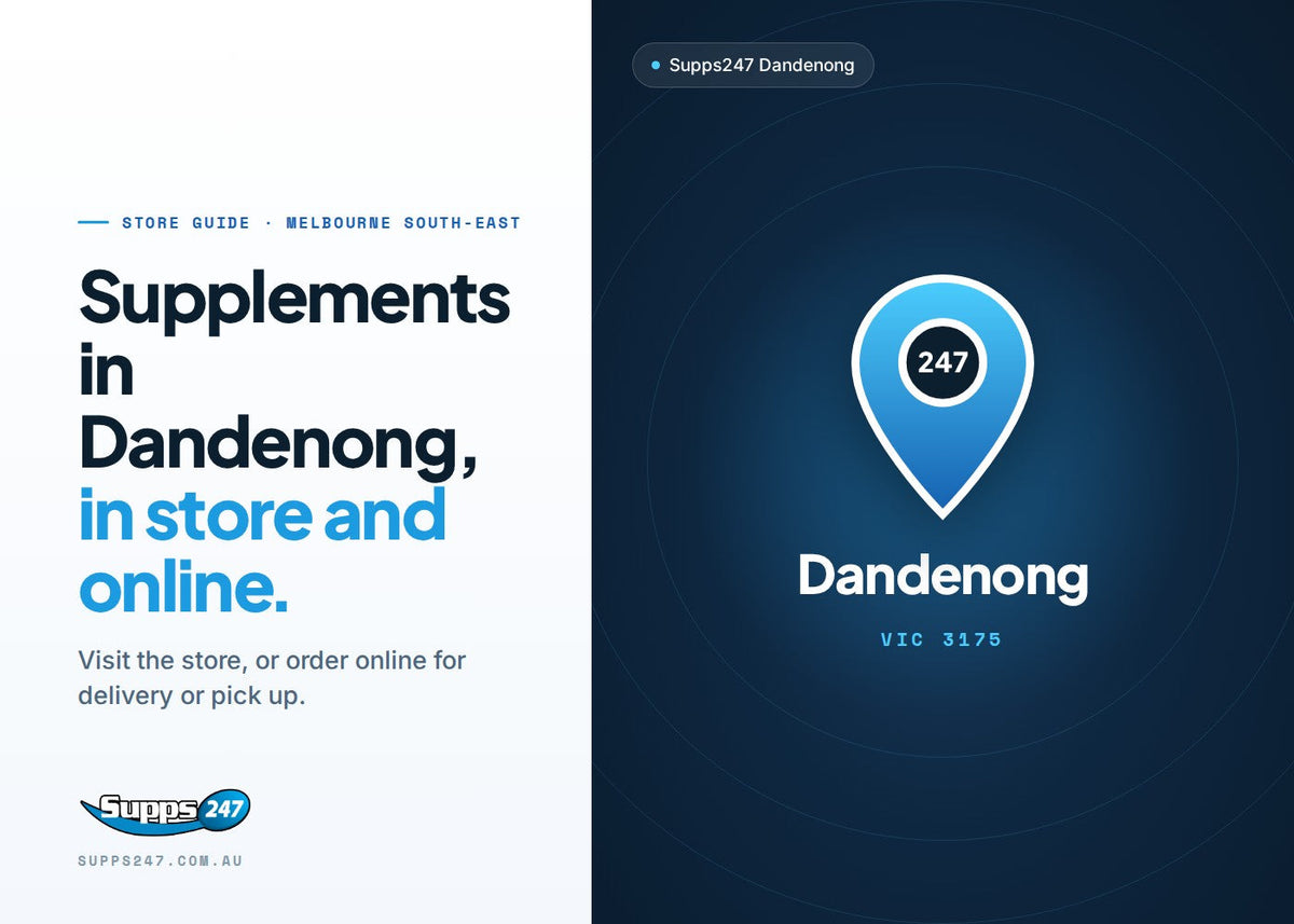 Supps247 Dandenong store guide: supplements in Dandenong, in store and online