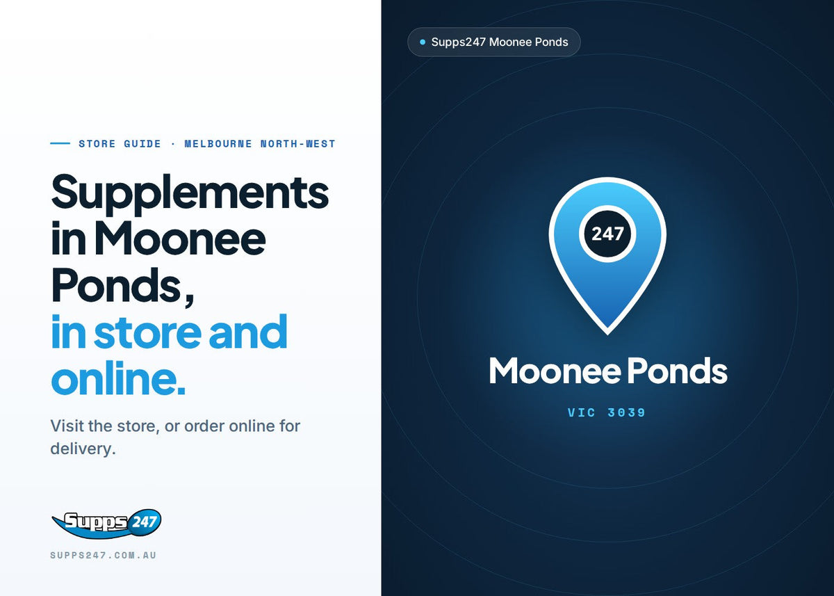 Supps247 Moonee Ponds store guide: supplements in Moonee Ponds, in store and online