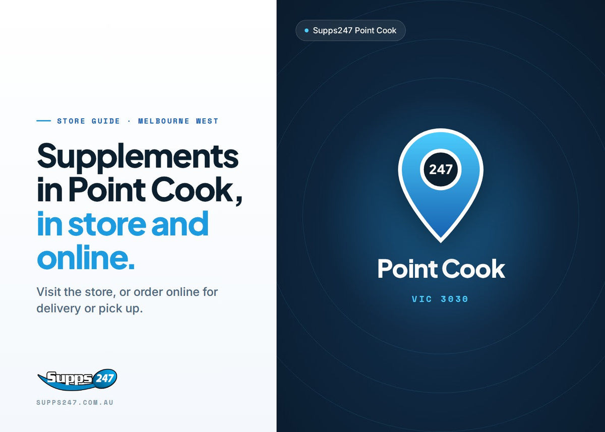 Supps247 Point Cook store guide: supplements in Point Cook, in store and online