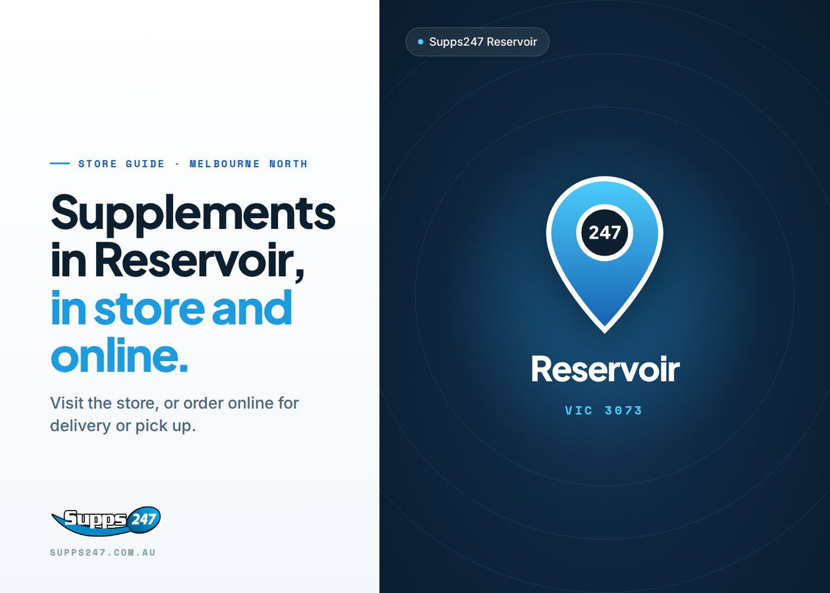 Supps247 Reservoir store guide: supplements in Reservoir, in store and online