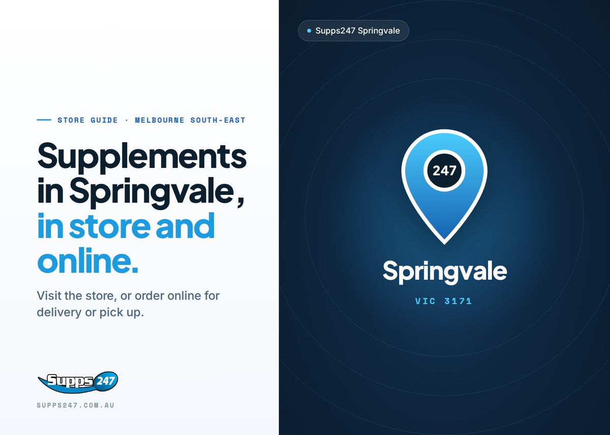 Supps247 Springvale store guide: supplements in Springvale, in store and online