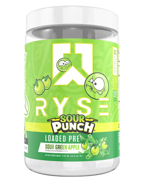 RYSE Loaded Pre-Workout Sour Green Apple