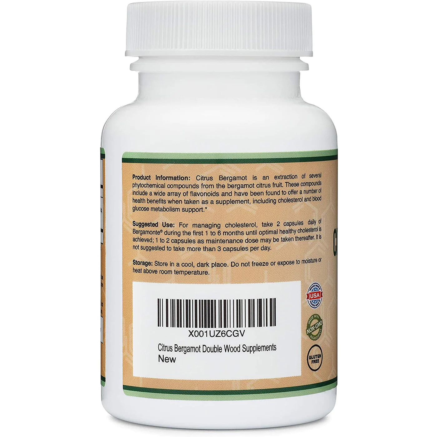 Citrus Bergamot Extract 1000mg By Double Wood Supplements General Double Wood Supplements 