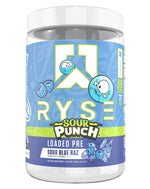 RYSE Loaded Pre-Workout Sour Punch Blue Rasberry