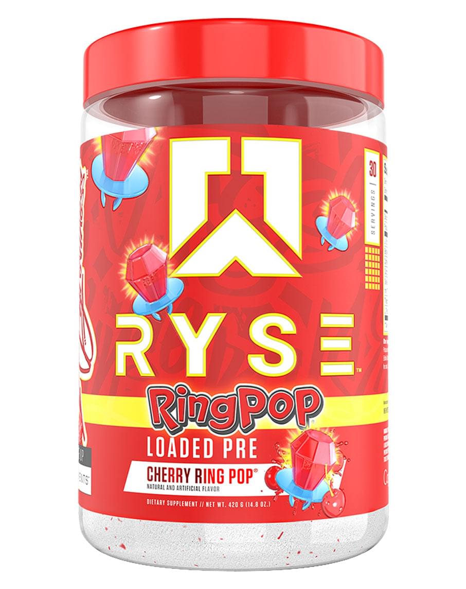 RYSE Loaded Pre-Workout Ring Pop Cherry - Image 4
