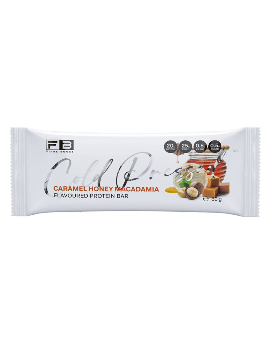 Protein Bars by Fibre Boost CARAMEL HONEY MACADAMIA 1 Bar - Image 13
