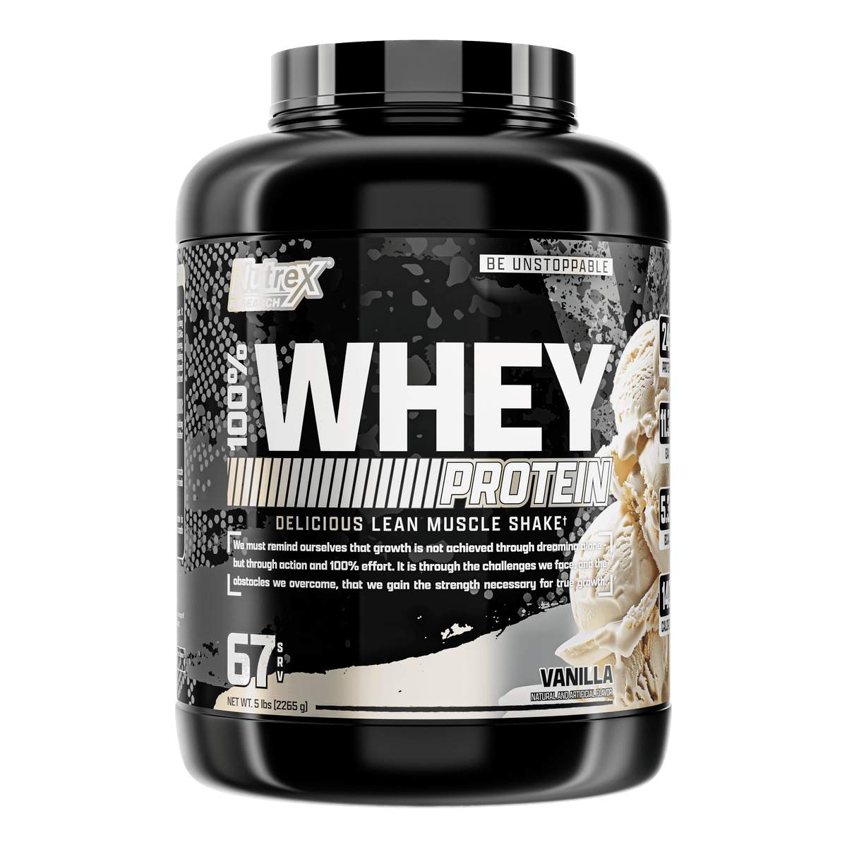 Nutrex 100% Whey Vanilla 5lbs