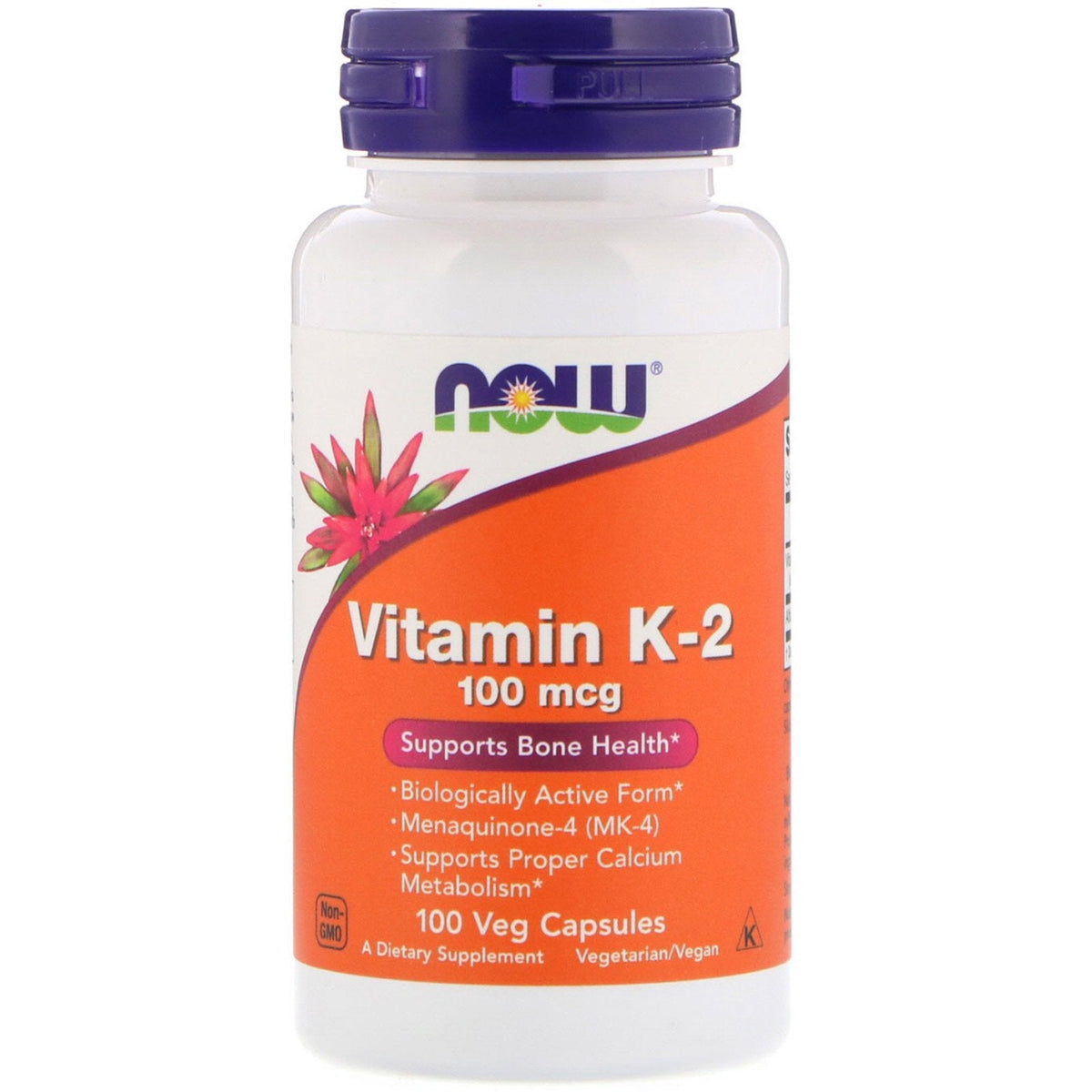 NOW|VITAMIN K-2 100 MCG|100 CAPS