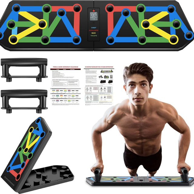 13 in 1 Push Up Board For Upper Body Strength push up bar SUPPS247 