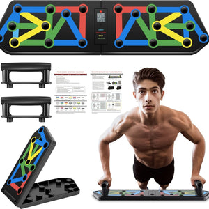 13 in 1 Push Up Board For Upper Body Strength push up bar SUPPS247 