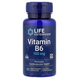 Life Extension Vitamin B6 250 mg 100 Vegetarian Capsules
