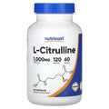 L-Citrulline, 1,000mg, 120 Capsules By Nutricost