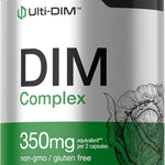 DIM Complex Supplement 350mg | 120 Capsules | Diindolylmethane by Horbaach