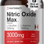 Horbäach Nitric Oxide Max 3000mg – 120 Capsules