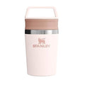 Stanley Cafe to Go Travel Mug 8 oz | Leakproof Two-Part Drink Through Lid | Tumbler Cup for Coffee, Tea and Drinks | Insulated Stainless Steel Coffee Mug | BPA-Free | Rose Quartz by Stanley 1913