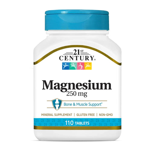 Magnesium by 21st Century, front of bottle