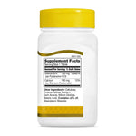 21st Century Vitamin B6 100 mg, supplement facts panel
