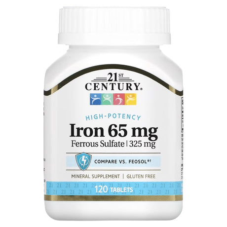 21st Century Iron 65mg 120 Counts GENERAL HEALTH SUPPS247 