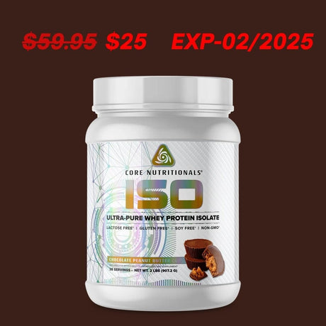 PRO Sustained Release Protein Blend by Core Nutritionals Chocolate Peanut Butter Cup EXP 02/2025 General Not specified 