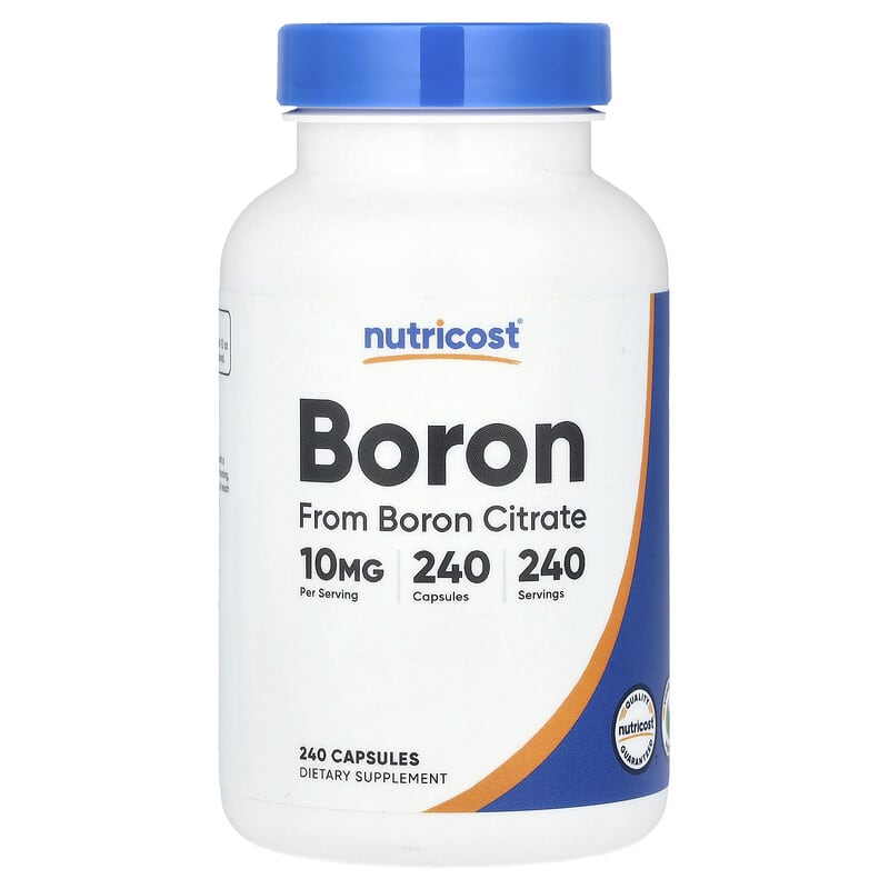 Nutricost, Boron, 10 mg , 240 Capsules - Image 1