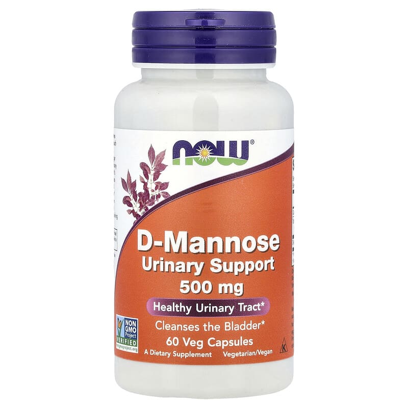 D-Mannose Urinary Support 500mg 60caps by NOW Sport