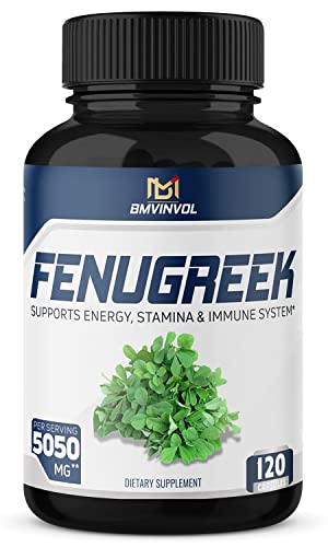 Fenugreek Capsules 5050mg by Bmvinvol Vitamins & Supplements SUPPS247 