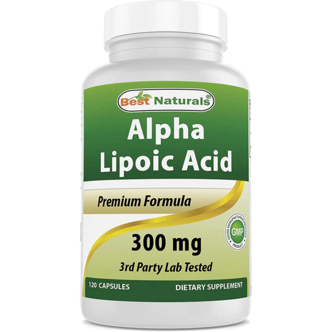 Best Naturals Alpha Liopic Acid 300mg Alpha Lipoic Acid SUPPS247 