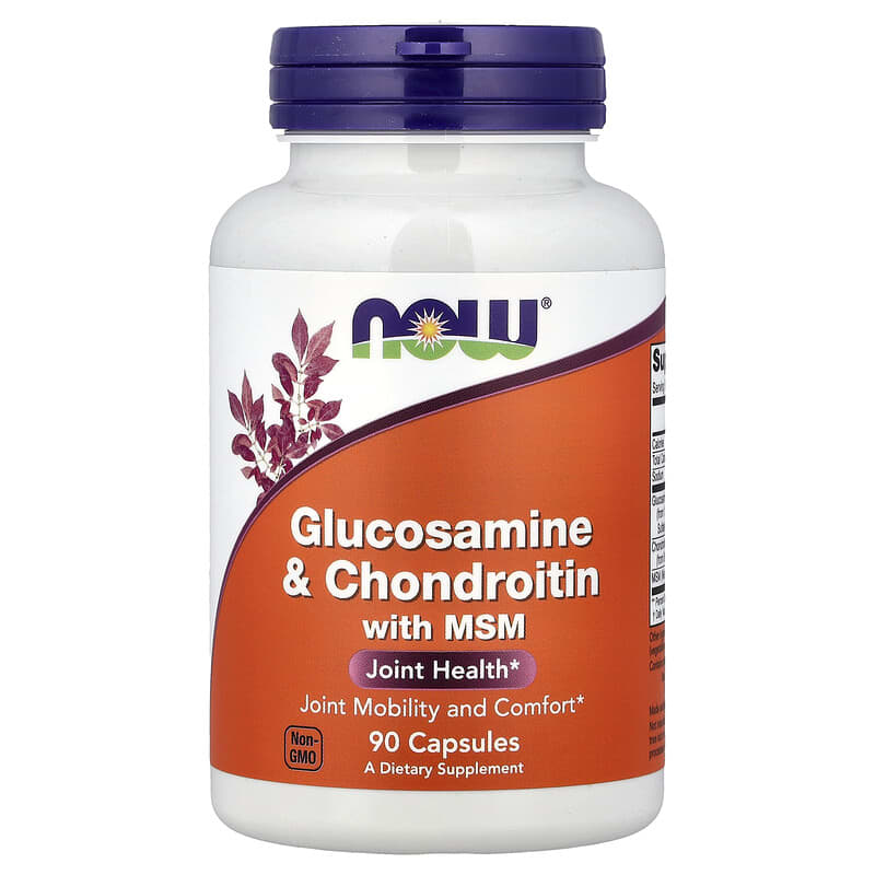Glucosamine & Chondroitin with MSM 90caps by NOW Sport