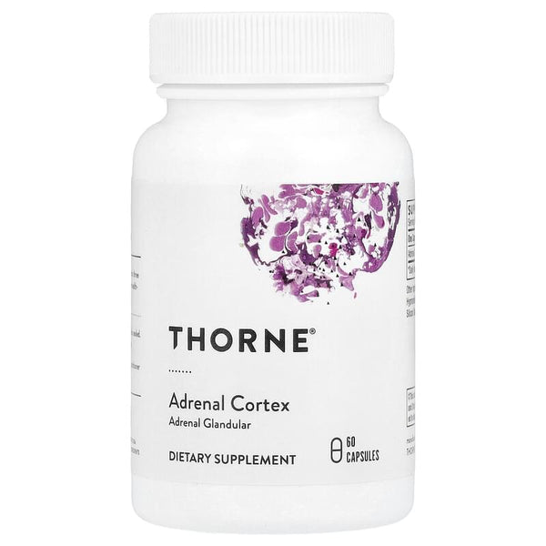 Thorne Adrenal Cortex. 60 Capsules (50 mg per Capsule)