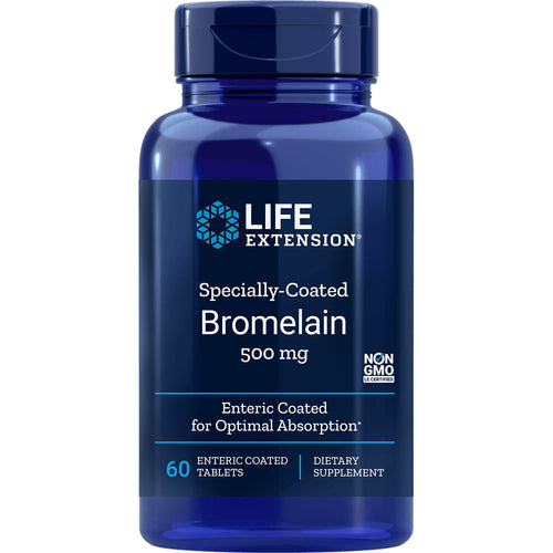 Life Extension, Specially-Coated Bromelain, 60 Enteric Coated Vegetarian Tablets