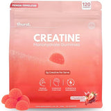 Creatine Monohydrate Gummies for Men & Women, 5g Creatine Per Serving | Enhanced Muscle Growth, Strength, Focus and Recovery, Low Calorie, Sugar Free, No Artificial Colours - Strawberry Burst Flavour 120 Gummies by Thurst