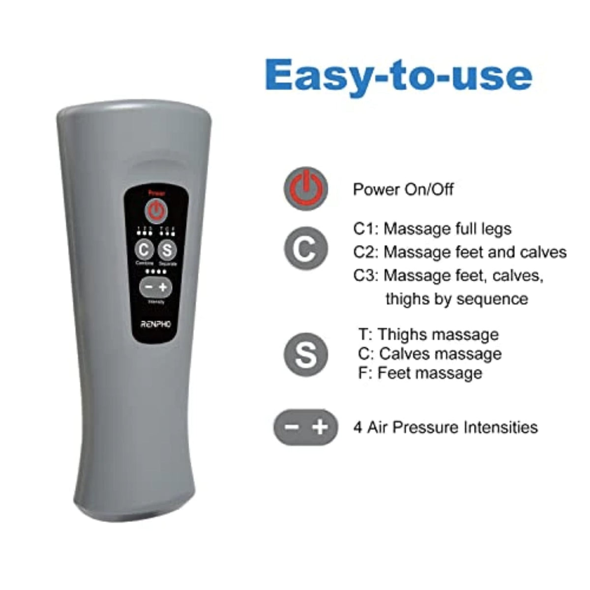 Leg Massager for Circulation and Relaxation GENERAL HEALTH SUPPS247  - Image 6