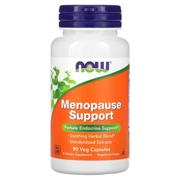 NOW Foods, Menopause Support, 90 Veg Capsules General NOW 