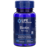 Life Extension Biotin 600 mcg 100 Capsules