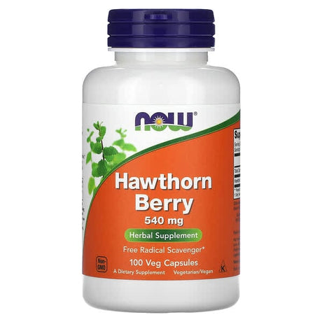 Hawthorn Berry, NOW - 540 mg, 100 Veg Capsules Back to results SUPPS247 