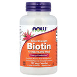Biotin 10,000 MCG 120 Veg Capsules by NOW