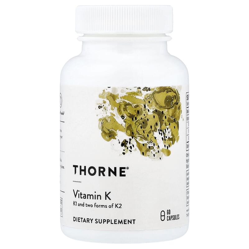 Thorne Vitamin K 60 Capsules - Image 1